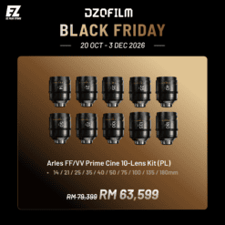 DZOFILM Arles FF/VV Prime Cine 10-Lens Set (PL)