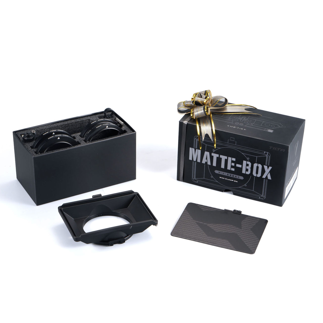 Tilta Carbon Fiber Top Flag for Mini Clamp-on Matte Box Black